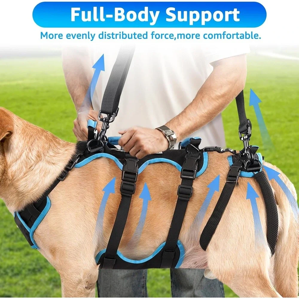 Dog Lift Harness Large 2-in-1 Full Body‎ Sling Support for Large Male Dogs